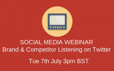 Webinar: Brand & Competitor Listening on Twitter